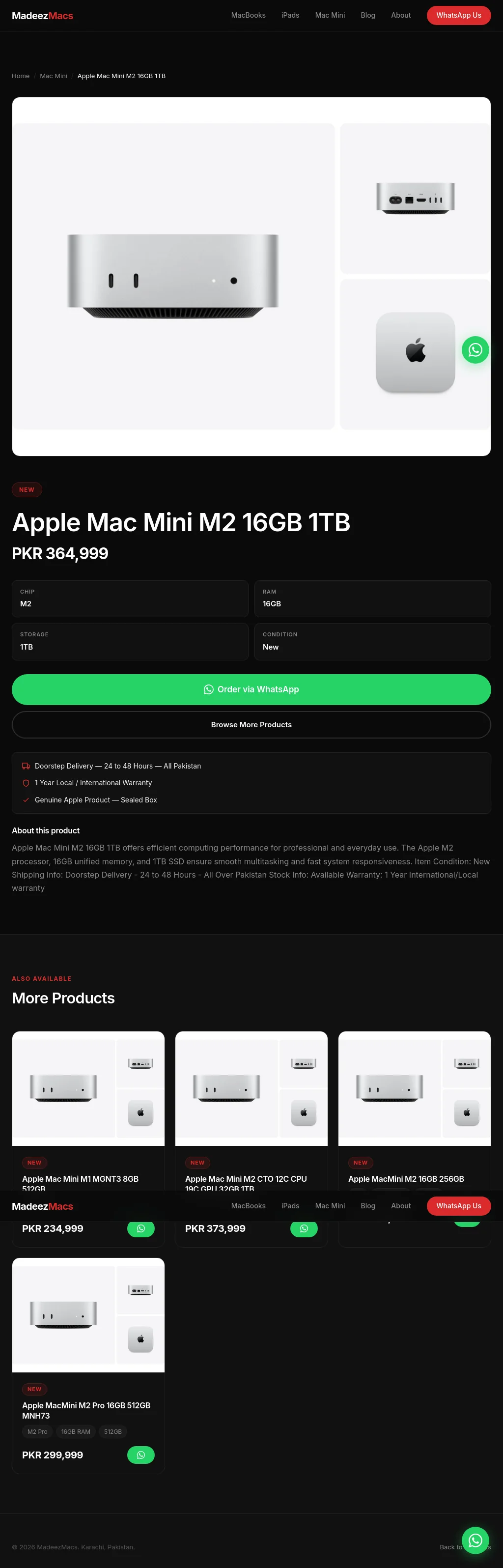 MadeezMacs — Product Page